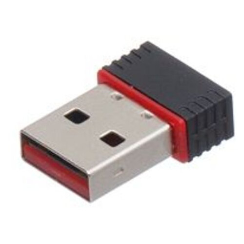 USB Адаптер Wi-Fi 7601 Mini для Тюнера Т2 Чёрный фото №1