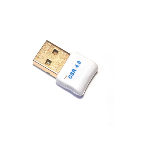 Адаптер Bluetooth v4.0 USB CSR8510 білий RTL (B00261) фото №1