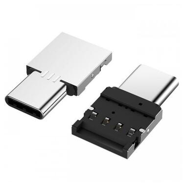 Адаптер XoKo AC-045 USB Type-C срібний фото №1