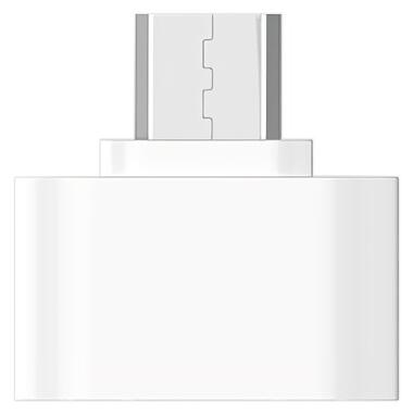 Адаптер XoKo AC-050 USB - Micro USB білий фото №1