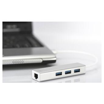 Хаб-адаптер Digitus Gigabit Ethernet USB (DA-70250-10 фото №5