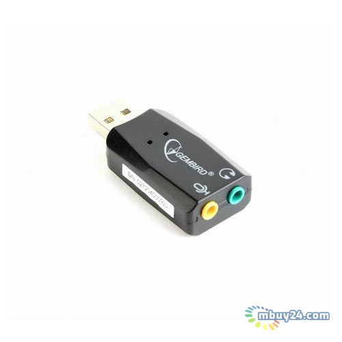 Адаптер Gembird SC-USB2.0-01 USB2.0-Audio Black фото №1