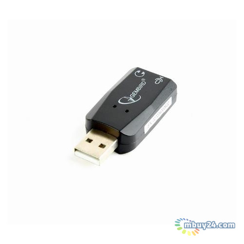 Адаптер Gembird SC-USB2.0-01 USB2.0-Audio Black фото №2