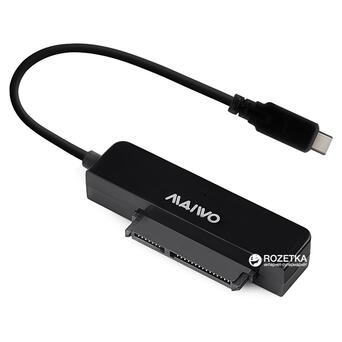 Перехідник USB 3.1 Type-C SATA Maiwo K104G1 чорний фото №7