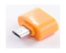 Адаптер Dengos OTG USB-microUSB Orange (ADP-008-ORANGE) фото №1