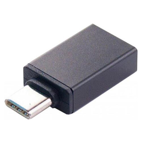 Адаптер Dengos OTG USB-USB Type-C Black (ADP-009) фото №1
