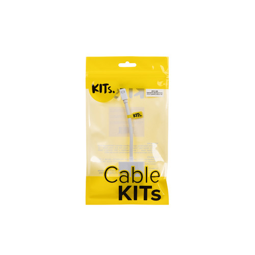 Адаптер KITs MiniDisplayPort white 0.17m (KITS-FL-002) фото №3