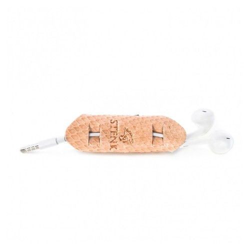 Чохол навушників Stenk AudioHolder Пітон Світло-Рожевий (35326) фото №4