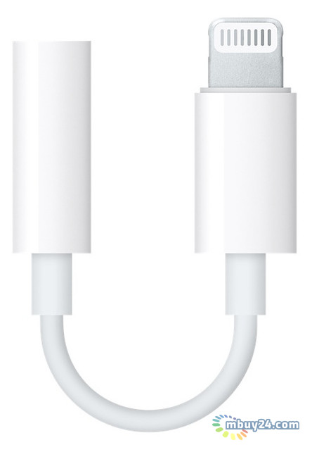 Адаптер до навушників Apple Lightning to 3.5mm для iPhone 7 (MMX62ZM/A) фото №2