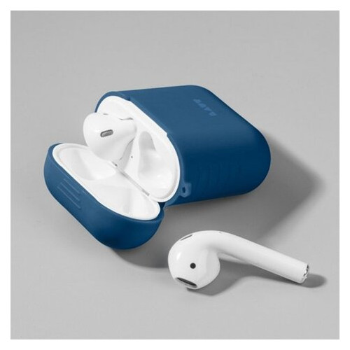 Чохол для навушників Laut Pod Case Ocean Blue (LAUT_AP_POD_BL) для Apple AirPods синій фото №3