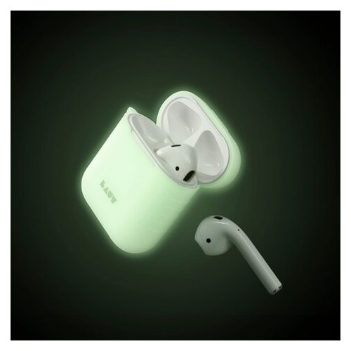 Чохол для навушників Laut Pod Glow In The Dark (LAUT_AP_POD_GL) для Apple AirPods білий фото №4