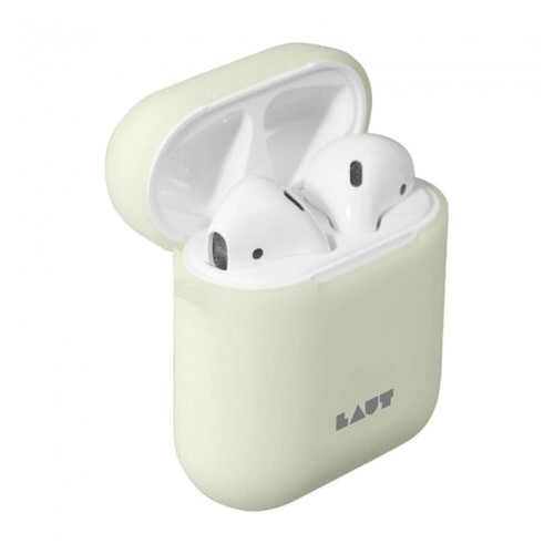 Чохол для навушників Laut Pod Glow In The Dark (LAUT_AP_POD_GL) для Apple AirPods білий фото №1