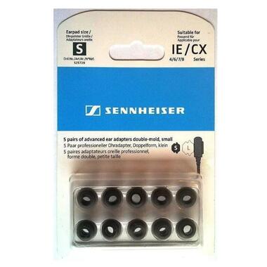 Аксесуар для навушників Sennheiser Advansed ear adapter double mold S Black 5 пар фото №1