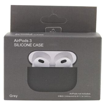 Силіконовий футляр Epik для навушників AirPods 3 Сірий / Gray фото №3