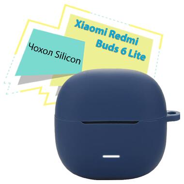 Чехол Silicon BeCover Xiaomi Redmi Buds 6 Lite Deep Blue (713233) фото №1