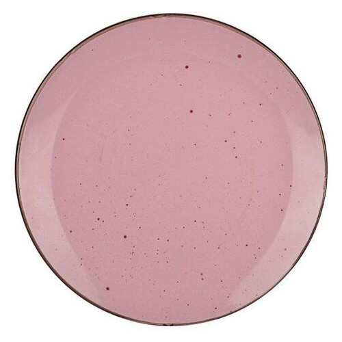Тарілка підставна Limited Edition Terra YF6007-5 26.7 см Рожева фото №1