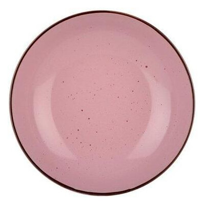 Тарілка супова Limited Edition Terra YF6007-5 20 см Рожева фото №1