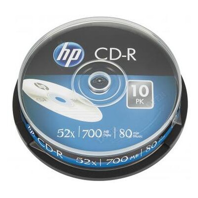 Диск CD HP CD-R 700MB 52X 25pcs Spindle (69311/CRE00015-3) фото №1