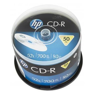 Компакт-диск HP CD-R 700MB 52X 50pcs Spindle (69307/CRE00017-3) фото №1