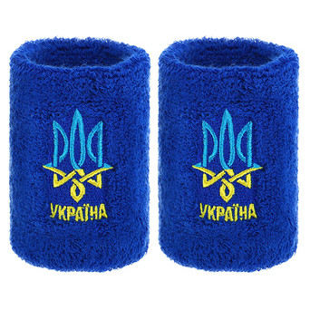 Напульсник спортивний махровий FDSO Україна BC-9273 Синій (35508022) фото №2