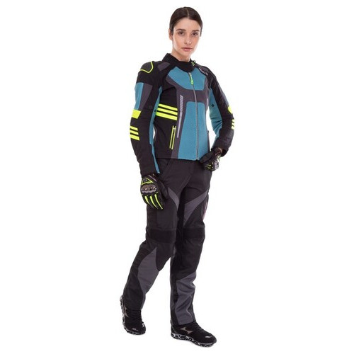 Мотокуртка із захистом жіноча Nerve 653-2 M Синьо-чорний (60459023) фото №13