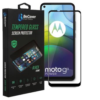 Захисне скло BeCover для Motorola Moto G9 Power Black (706085) фото №7