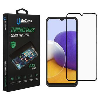 Захисне скло BeCover для Samsung Galaxy A22 SM-A225 Black (706609) фото №1