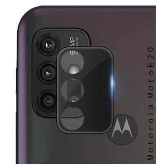 Захисне скло BeCover для камери Motorola Moto E20 Black (707033) фото №1