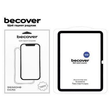 Захисне скло BeCover 10D Apple iPad 10.9 2023 Black (710576) фото №1