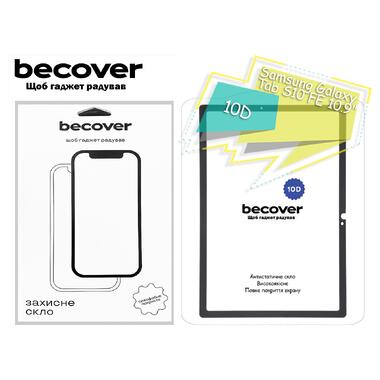 Защитное стекло BeCover 10D Samsung Galaxy Tab S10 FE (SM-X520/SM-X526) 10.9 Black (713255) фото №1