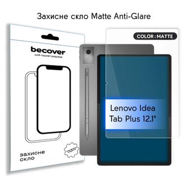 Стекло защитное BeCover Matte Anti-Glare Lenovo Idea Tab Plus 12.1 (714905) фото №1
