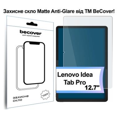 Стекло защитное BeCover Matte Anti-Glare Lenovo Idea Tab Pro 12.7 (713436) фото №1