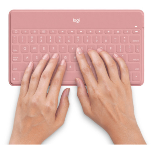 Клавіатура Logitech Keys-To-Go iPhone iPad Apple TV UA Blush Pink (920-010059) фото №4