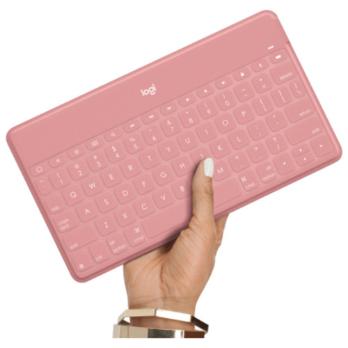 Клавіатура Logitech Keys-To-Go iPhone iPad Apple TV UA Blush Pink (920-010059) фото №5