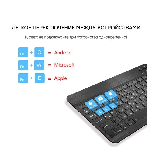 Чехол-клавиатура AirOn Premium для Samsung Galaxy Tab S6 Lite SM-P610/SM-P615 Black (4821784622497) фото №11