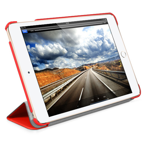 Чехол Macally Protective Case and Stand для iPad mini 4 Red (BSTANDM4-R) фото №2