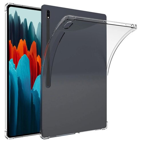 Силіконовий чохол бампер Primolux Silicone для планшета Samsung Galaxy Tab S8 Plus 12.4 (SM-X800/SM-X806) - Clear фото №1