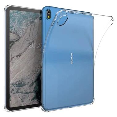Силіконовий чохол бампер Primolux Silicone для планшета Nokia T20 10.4 - Clear фото №1