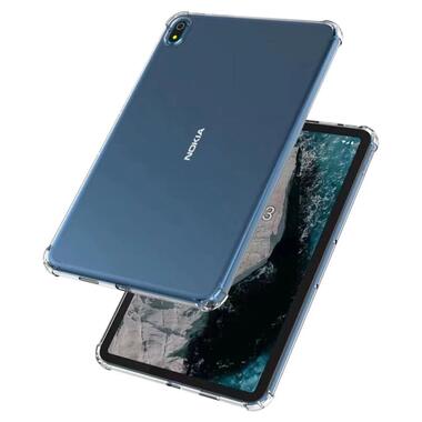 Силіконовий чохол бампер Primolux Silicone для планшета Nokia T20 10.4 - Clear фото №3