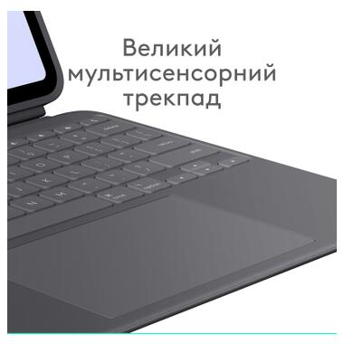 Чехол для планшета Logitech Combo Touch for iPad Pro 11-inch (M4) GRAPHITE - US (L920-012831) фото №8
