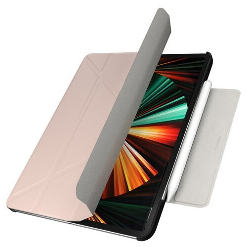 Чохол Switcheasy Origami рожевий для iPad Pro 12.9 (2021~2018) (GS-109-176-223-182) фото №2