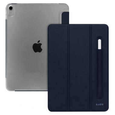 Чохол-книжка LAUT HUEX Smart Case для iPad 10.9 (2022) і Pencil з прозорого полікарбонату і преміальної PU шкіри, темно синій (L_IPD22_HP_NV) фото №5