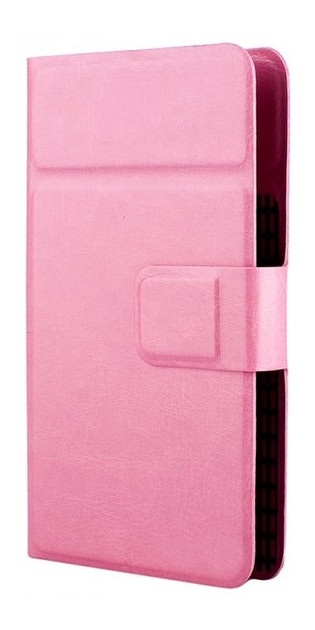 Універсальний чохол-книжка Vellini Smart Book 4.2-4.8 Pink (215389) фото №1