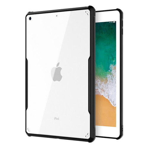 TPU PC чохол Epik Xundd c посиленими кутами для Apple iPad Air 10.5 (2019) / Pro 10.5 (2017) Безбарвний / Чорний фото №2