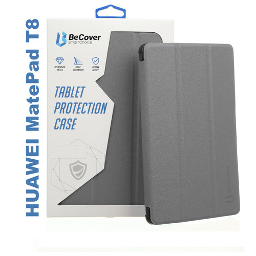 Чохол-книжка BeCover Smart Case для Huawei MatePad T8 Gray (705076) фото №5