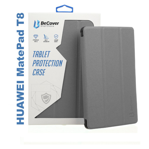 Чохол-книжка BeCover Smart Case для Huawei MatePad T8 Gray (705076) фото №10