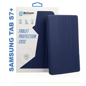 Чохол-книжка BeCover Smart Case для Samsung Galaxy Tab S7 Plus (SM-T975) Deep Blue (705226) фото №1