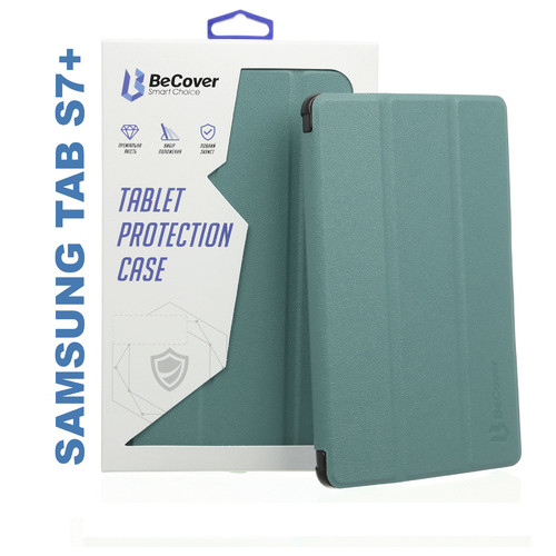 Чохол-книжка BeCover Smart Case для Samsung Galaxy Tab S7 Plus (SM-T975) Dark Green (705227) фото №8