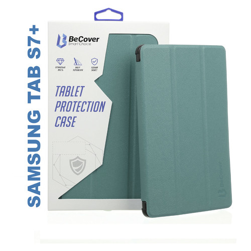 Чохол-книжка BeCover Smart Case для Samsung Galaxy Tab S7 Plus (SM-T975) Dark Green (705227) фото №2