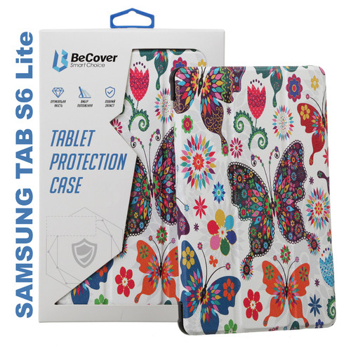 Чохол-книжка BeCover Smart Case для Samsung Galaxy Tab S6 Lite 10.4 P610/P615 Butterfly (705194) фото №1